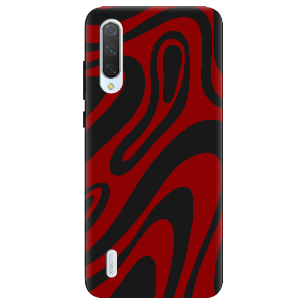 Чехол для Xiaomi Mi 9 Lite черный матовый soft touch Червона енергія - фото 1 - Чехлы для телефонов