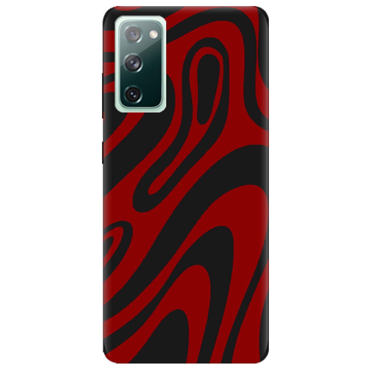 Чехол для Samsung Galaxy S20 FE черный матовый soft touch Червона енергія - фото 1 - Чехлы для телефонов