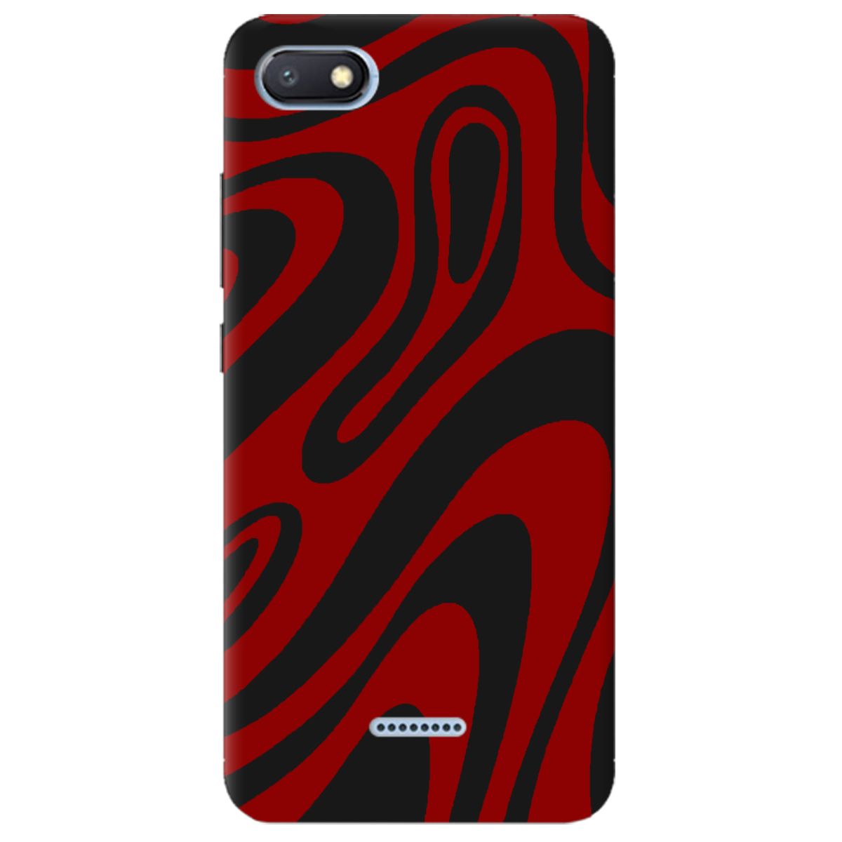 Чехол для Xiaomi Redmi 6A черный матовый soft touch Червона енергія - фото 1 - Чехлы для телефонов