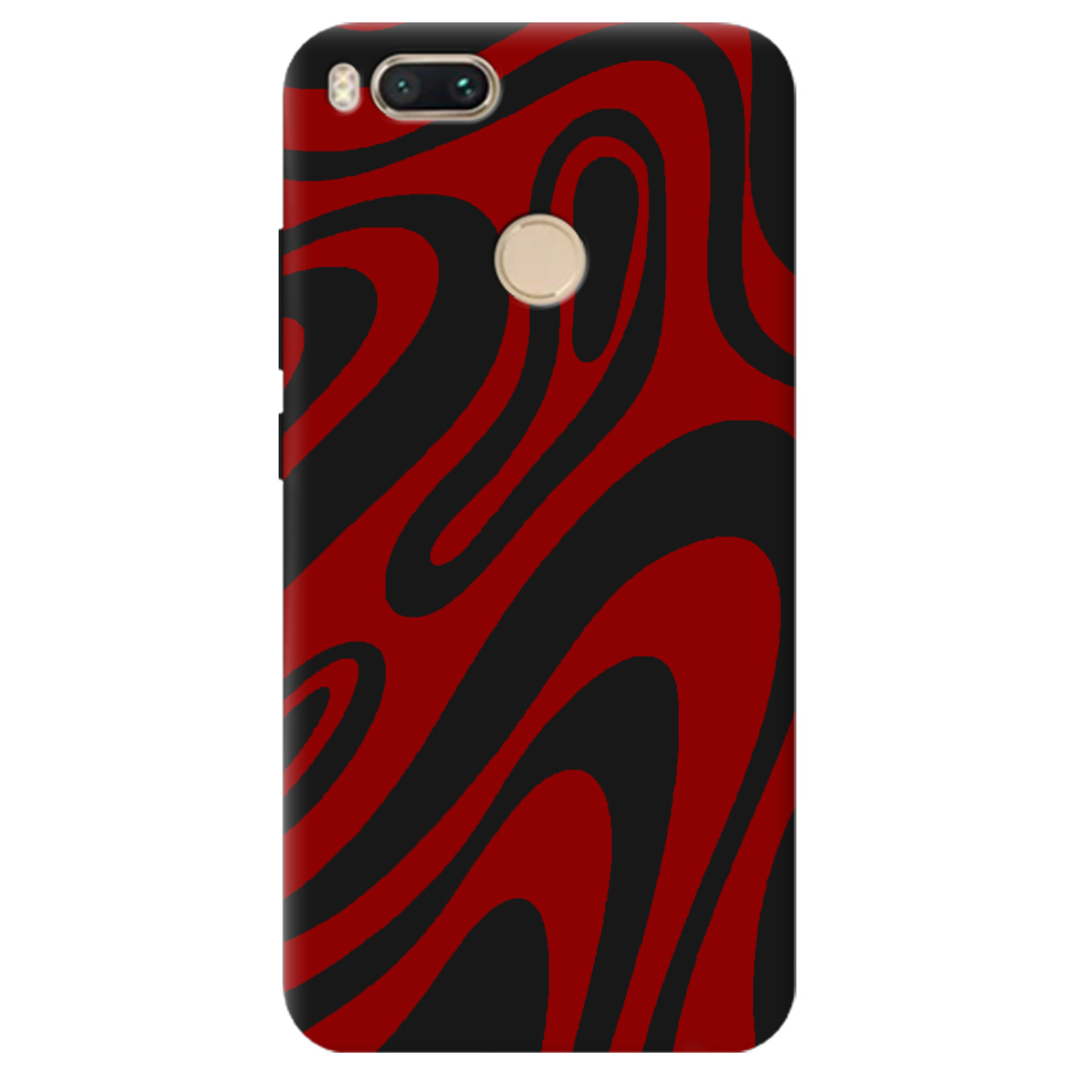 Чехол для Xiaomi Mi A1 черный матовый soft touch Червона енергія - фото 1 - Чехлы для телефонов