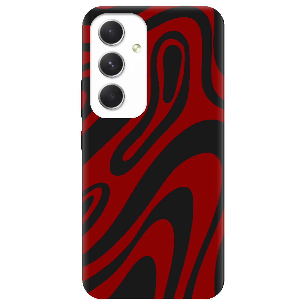 Чехол для Samsung Galaxy A54 черный матовый soft touch Червона енергія - фото 1 - Чехлы для телефонов