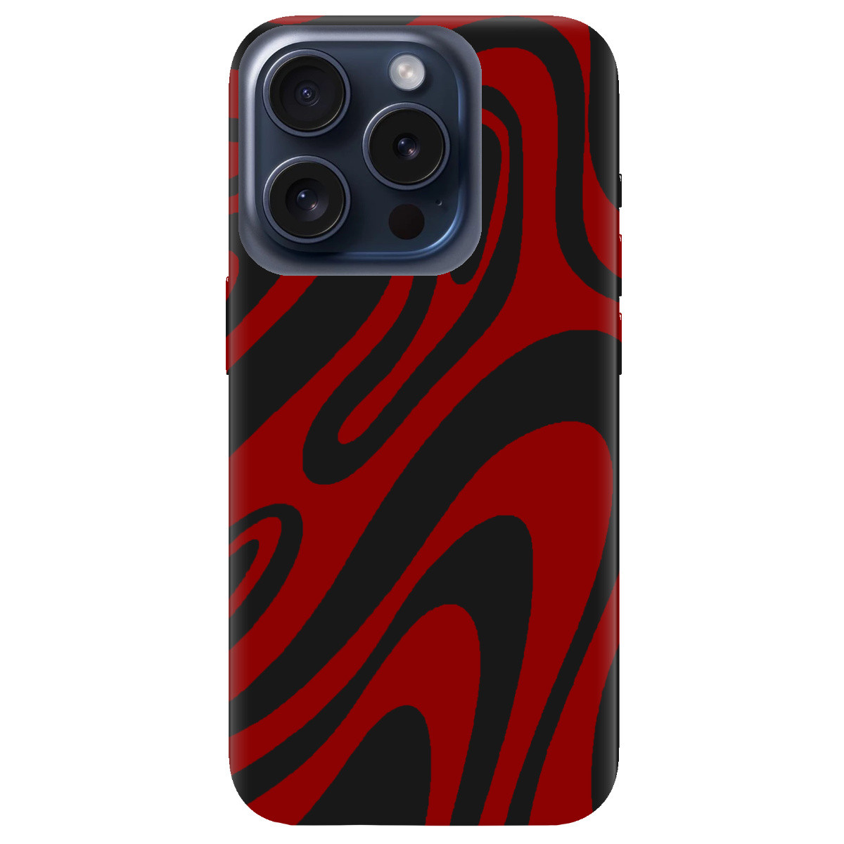 Чехол для Apple iPhone 15 Pro черный матовый soft touch Червона енергія - фото 1 - Чехлы для телефонов