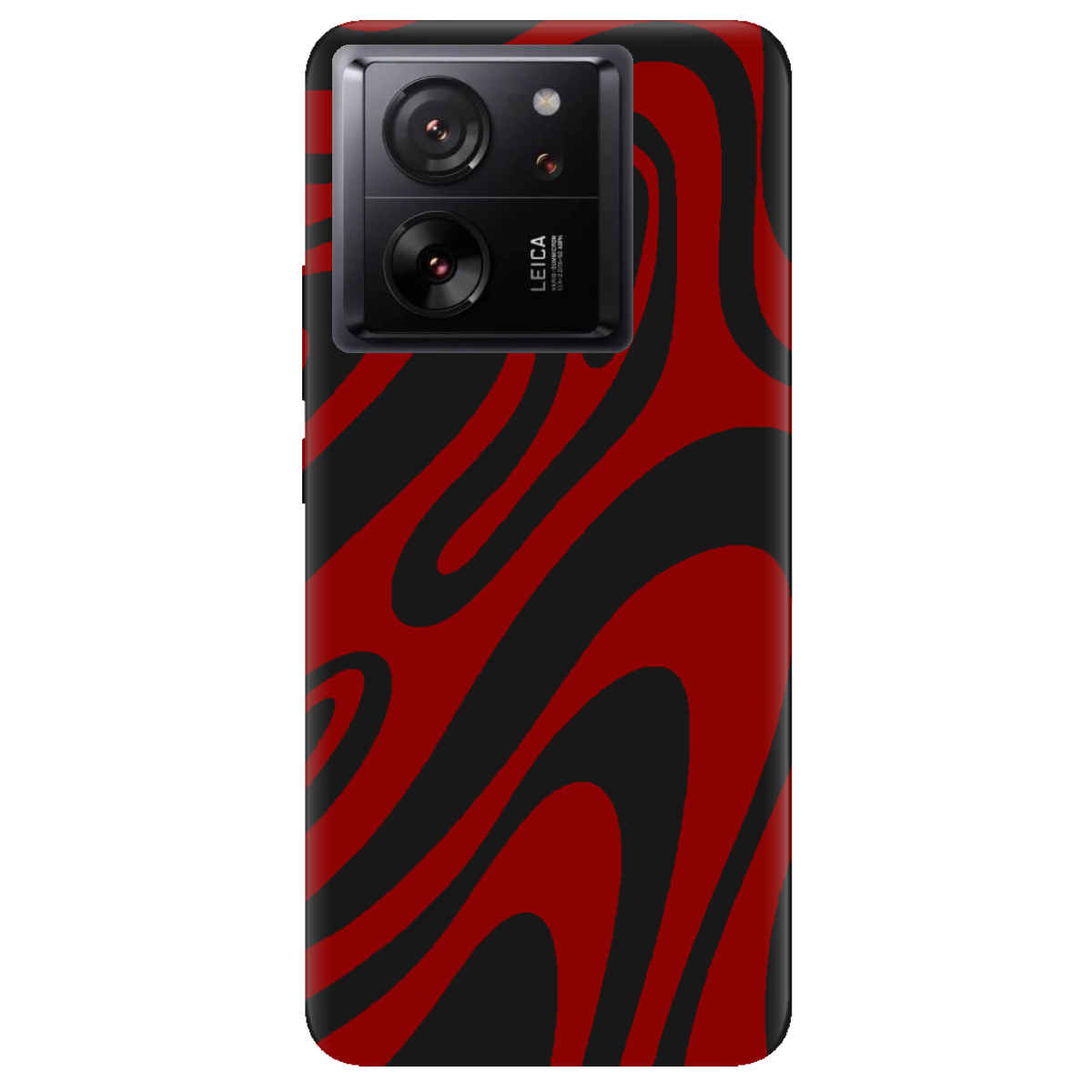 Чехол для Xiaomi 13T черный матовый soft touch Червона енергія - фото 1 - Чехлы для телефонов