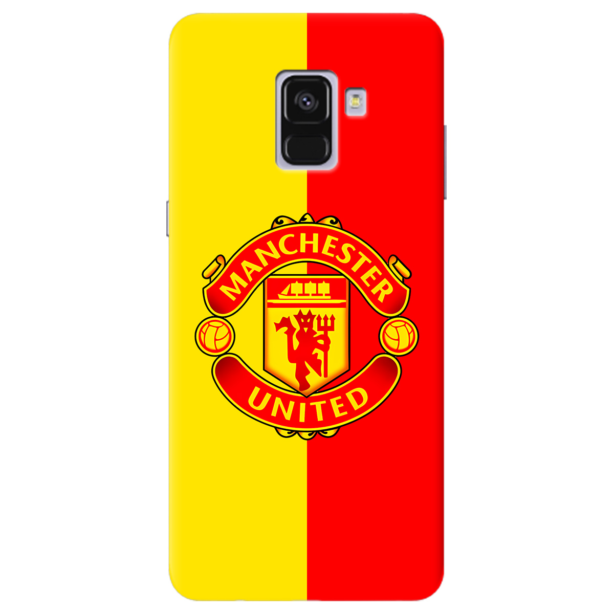 Чехол для Samsung Galaxy A8 Plus 2018 Manchester United - фото 1 Чехол для Samsung Galaxy A8 Plus 2018 Manchester United - фото 1 - Чехлы для телефонов