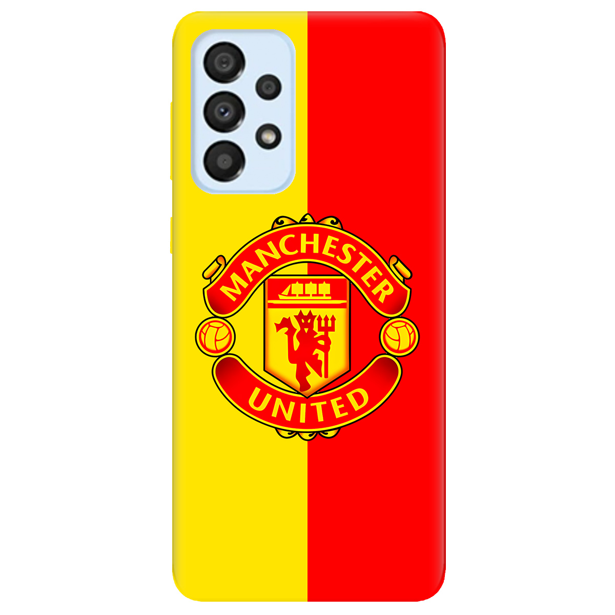 Чохол для Samsung Galaxy A33 Manchester United - фото 1 Чохол для Samsung Galaxy A33 Manchester United - фото 1 - Чохли для телефонів