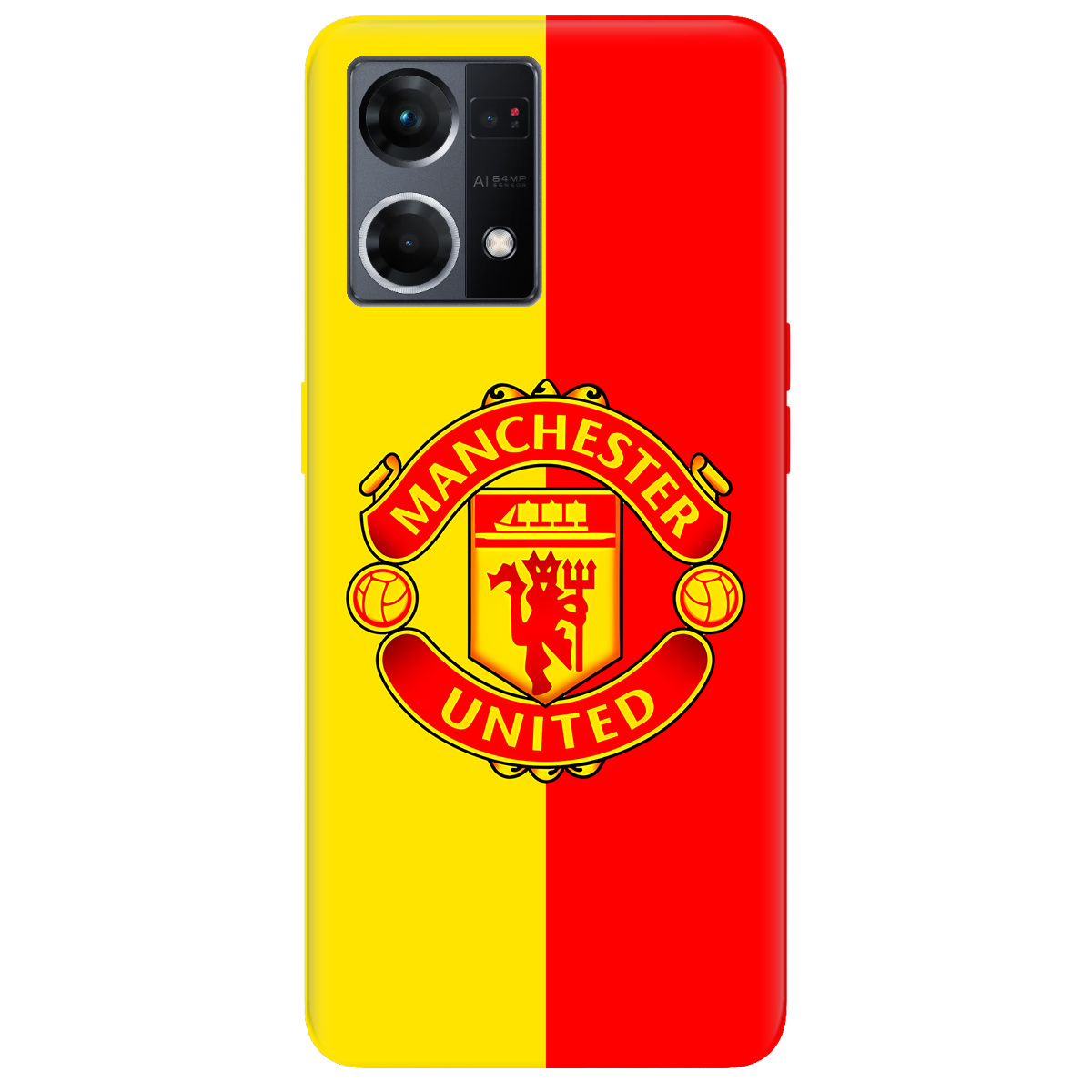 Чохол для Oppo Reno  7 4G Manchester United - фото 1 - Чохли для телефонів