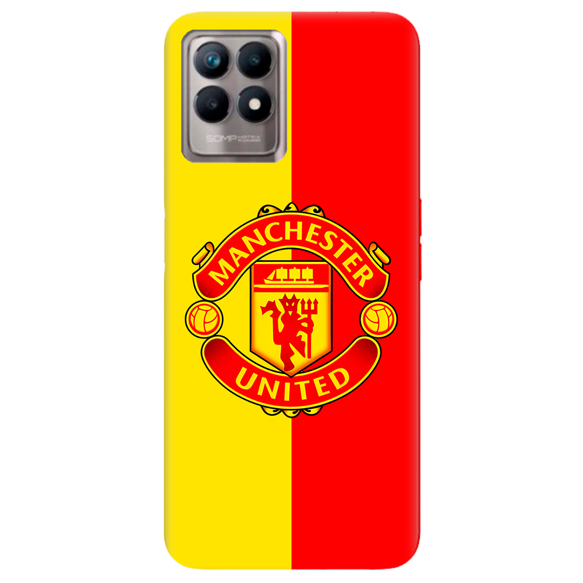 Чехол для Realme 8i Manchester United - фото 1 - Чехлы для телефонов