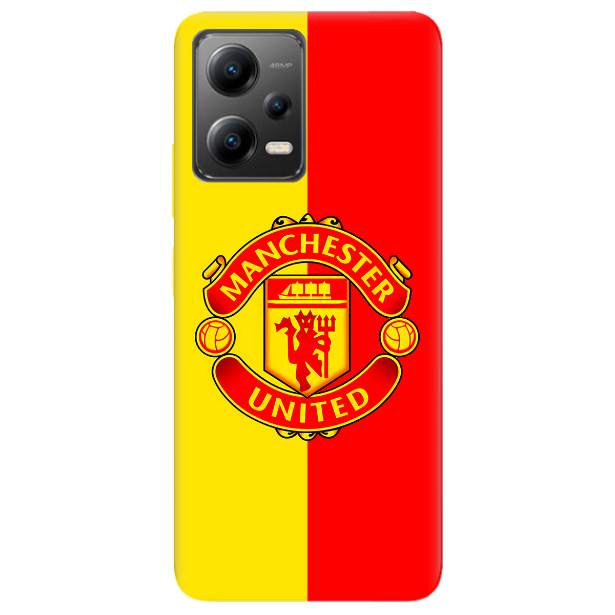 Чехол для Xiaomi Poco X5 5G Manchester United - фото 1 Чехол для Xiaomi Poco X5 5G Manchester United - фото 1 - Чехлы для телефонов