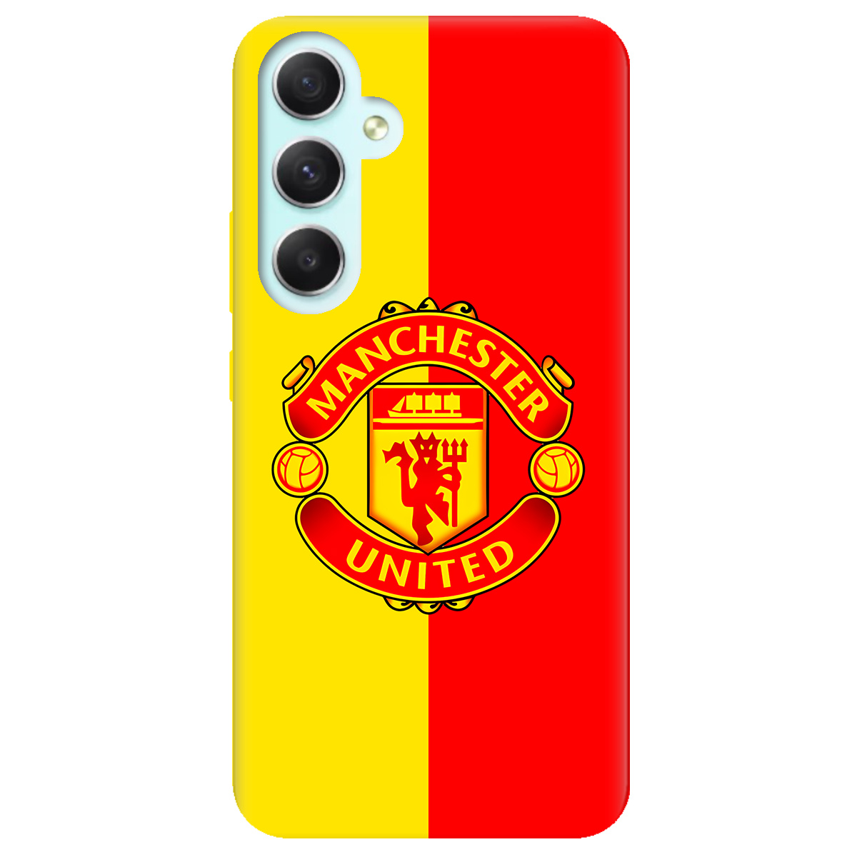 Чохол для Samsung Galaxy A34 Manchester United - фото 1 Чохол для Samsung Galaxy A34 Manchester United - фото 1 - Чохли для телефонів