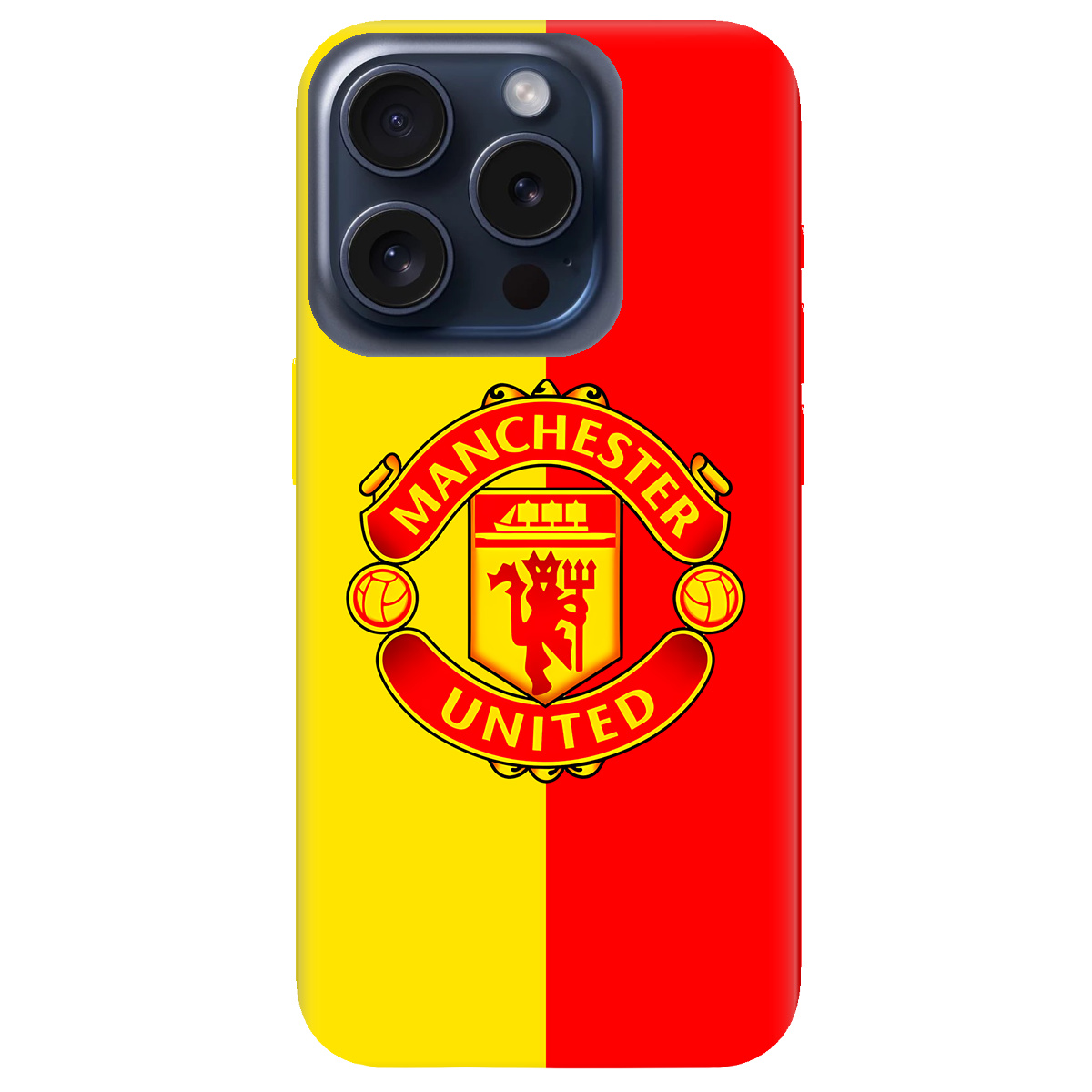 Чехол для Apple iPhone 15 Pro Max Manchester United - фото 1 Чехол для Apple iPhone 15 Pro Max Manchester United - фото 1 - Чехлы для телефонов