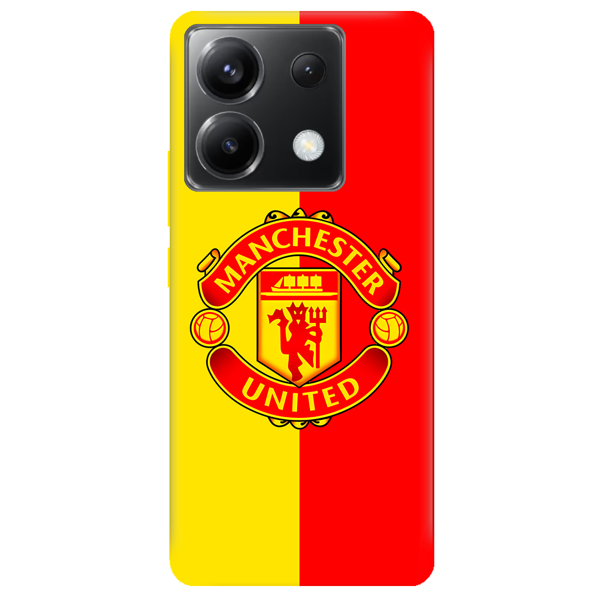 Чехол для Xiaomi Redmi Note 13 Pro 5G Manchester United - фото 1 Чехол для Xiaomi Redmi Note 13 Pro 5G Manchester United - фото 1 - Чехлы для телефонов