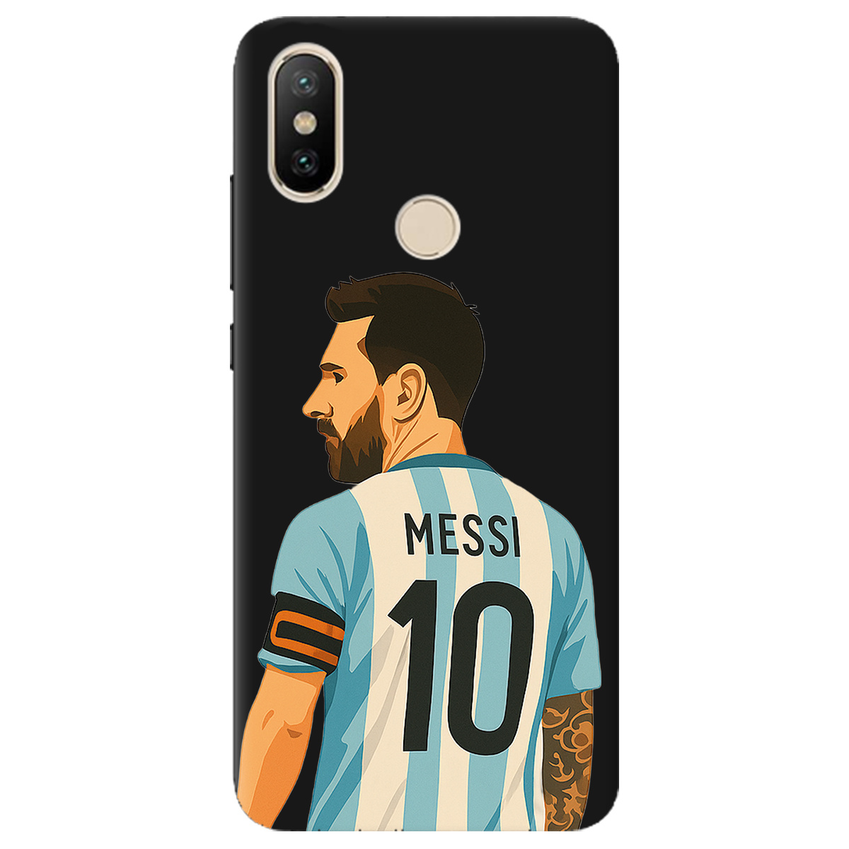 Чехол для Xiaomi Mi A2 Mi 6X черный матовый soft touch Messi - фото 1 Чехол для Xiaomi Mi A2 Mi 6X черный матовый soft touch Messi - фото 1 - Чехлы для телефонов