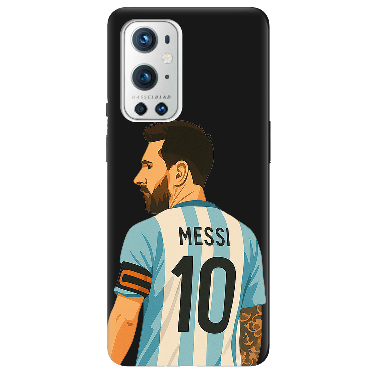 Чехол для OnePlus 9 Pro черный матовый soft touch Messi - фото 1 Чехол для OnePlus 9 Pro черный матовый soft touch Messi - фото 1 - Чехлы для телефонов