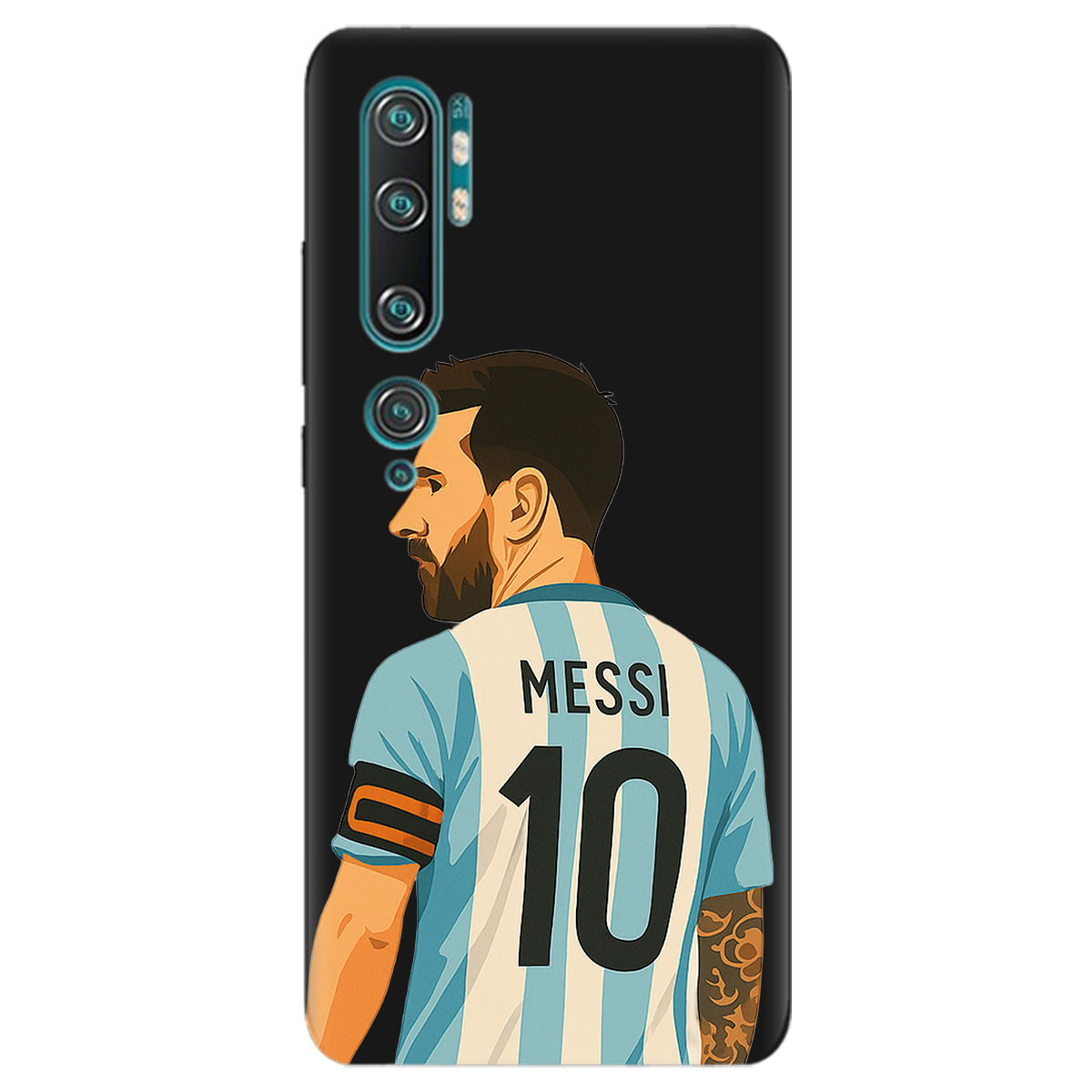 Чехол для Xiaomi Mi Note 10 Pro черный матовый soft touch Messi - фото 1 Чехол для Xiaomi Mi Note 10 Pro черный матовый soft touch Messi - фото 1 - Чехлы для телефонов