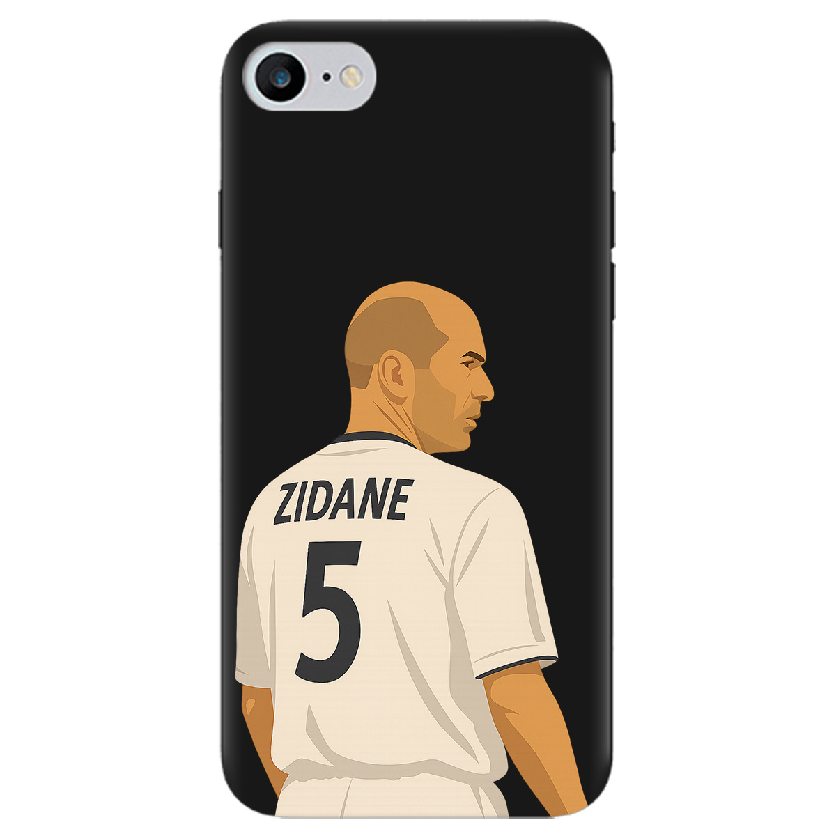 Чехол для Apple iPhone 7 черный матовый soft touch Zidane - фото 1 Чехол для Apple iPhone 7 черный матовый soft touch Zidane - фото 1 - Чехлы для телефонов