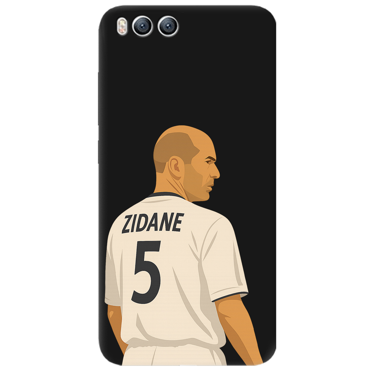 Чохол для Xiaomi Mi 6 чорний матовий soft touch Zidane - фото 1 - Чохли для телефонів