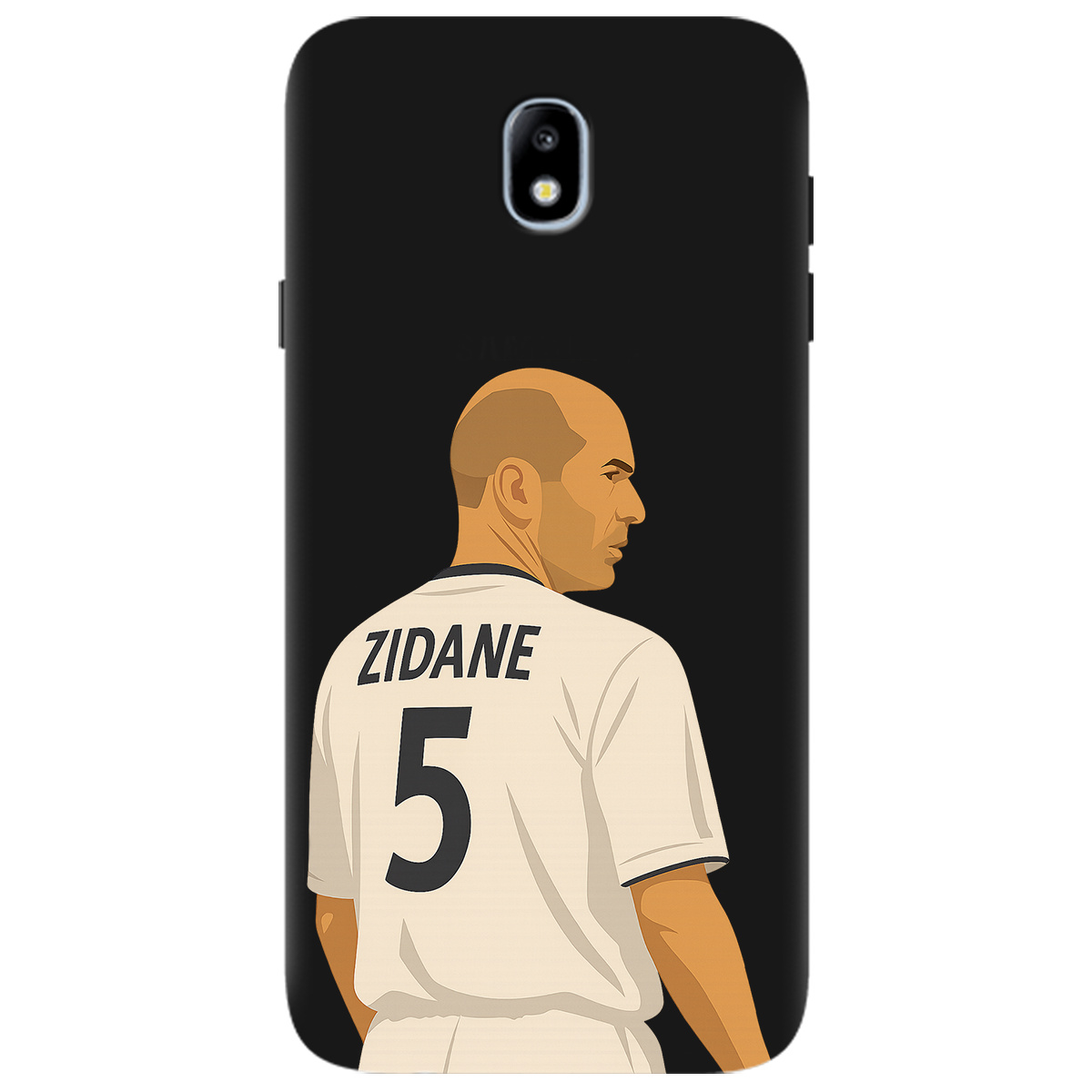 Чехол для Samsung Galaxy J7 2017 черный матовый soft touch Zidane - фото 1 - Чехлы для телефонов