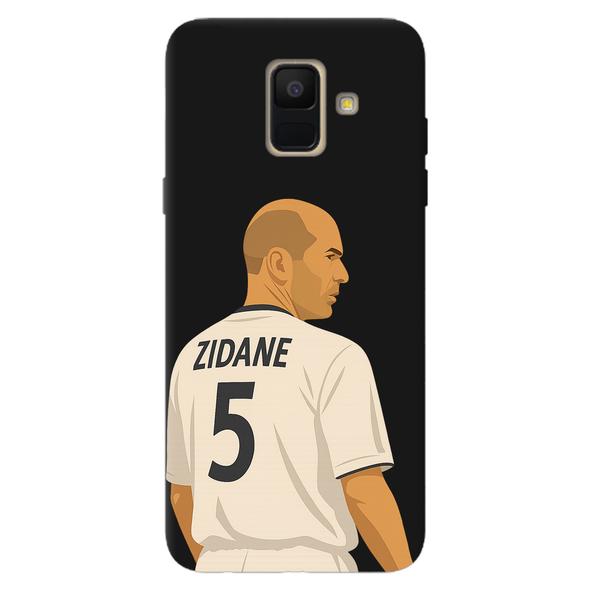 Чехол для Samsung Galaxy A6 2018 черный матовый soft touch Zidane - фото 1 Чехол для Samsung Galaxy A6 2018 черный матовый soft touch Zidane - фото 1 - Чехлы для телефонов