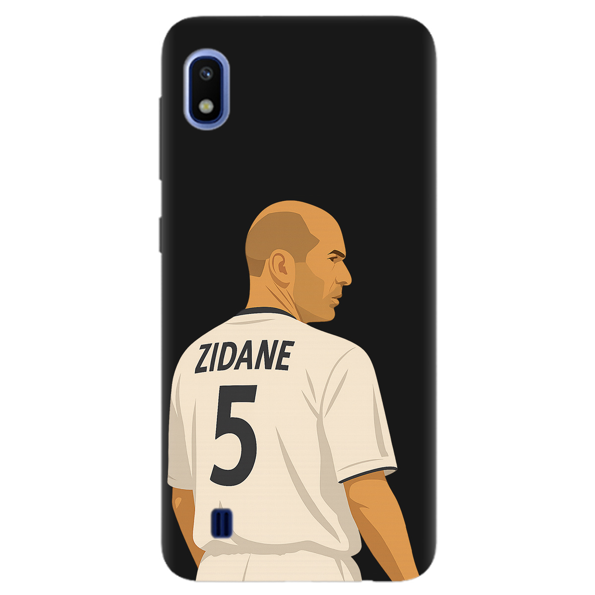 Чехол для Samsung Galaxy A10 черный матовый soft touch Zidane - фото 1 - Чехлы для телефонов