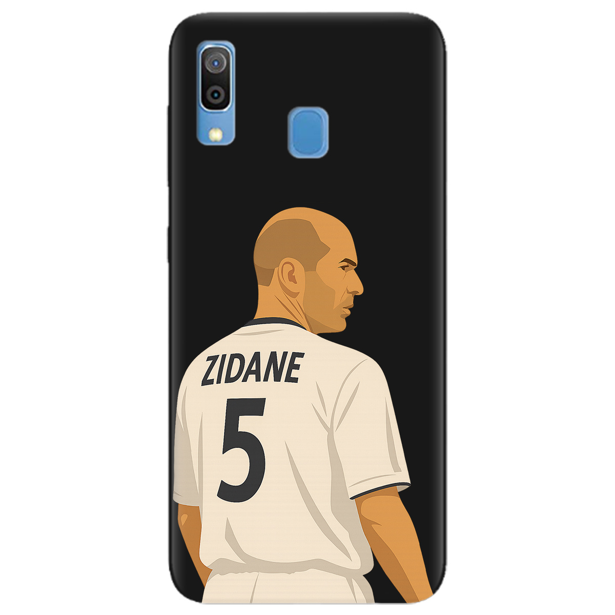 Чехол для Samsung Galaxy A30 черный матовый soft touch Zidane - фото 1 - Чехлы для телефонов