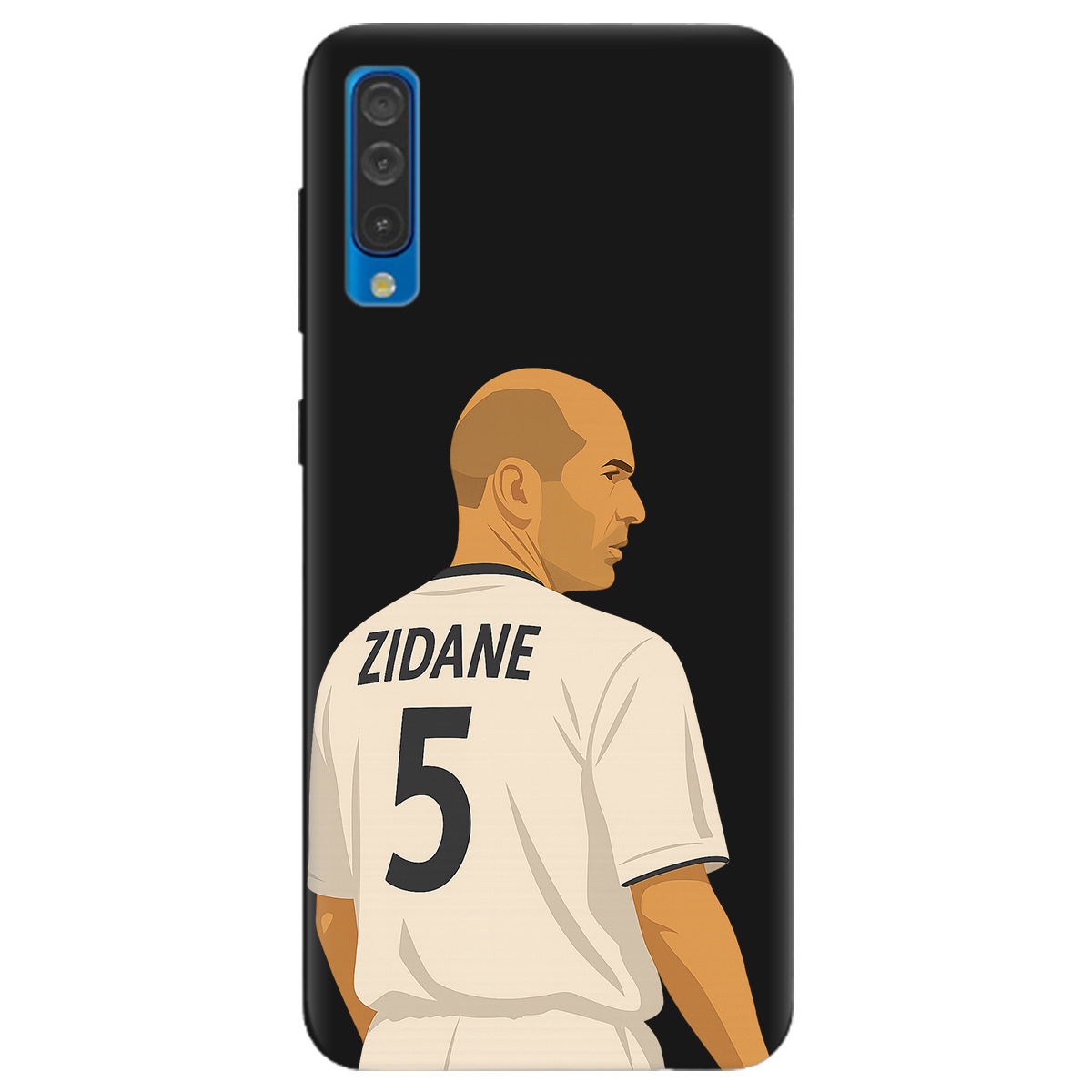 Чехол для Samsung Galaxy A30s черный матовый soft touch Zidane - фото 1 Чехол для Samsung Galaxy A30s черный матовый soft touch Zidane - фото 1 - Чехлы для телефонов