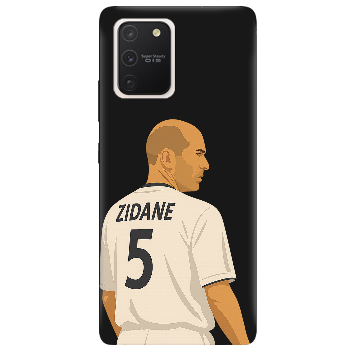 Чехол для Samsung Galaxy S10 Lite черный матовый soft touch Zidane - фото 1 - Чехлы для телефонов