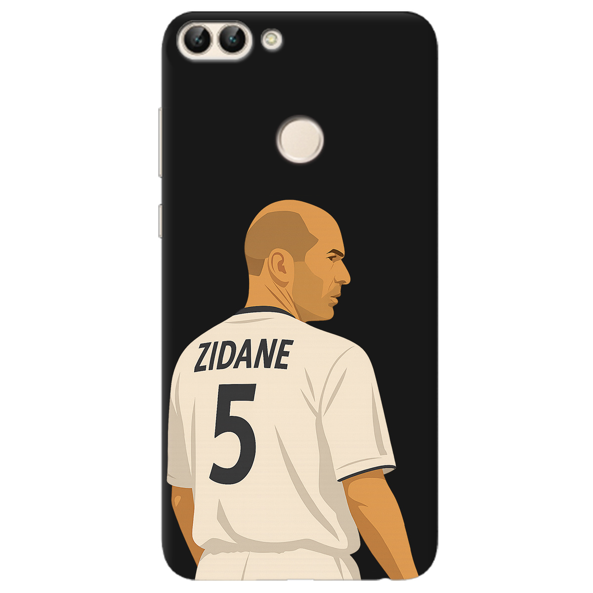Чохол для Huawei P Smart чорний матовий soft touch Zidane - фото 1 - Чохли для телефонів