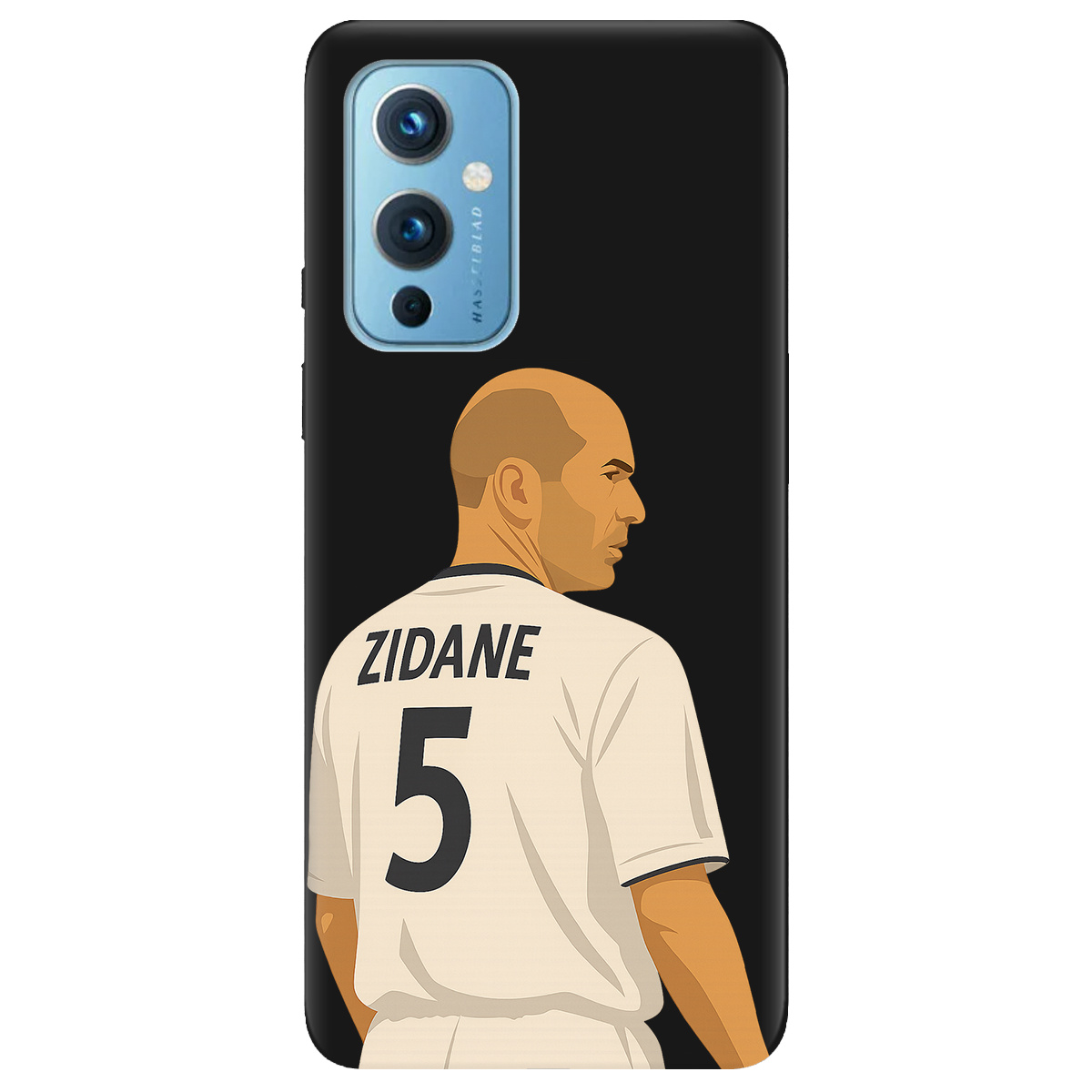 Чехол для OnePlus 9 (азиатская версия) черный матовый soft touch Zidane - фото 1 - Чехлы для телефонов