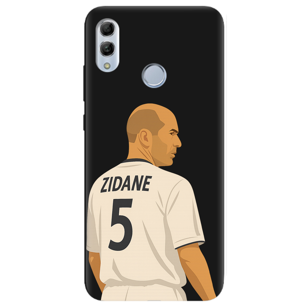 Чехол для Huawei Honor 10 Lite черный матовый soft touch Zidane - фото 1 - Чехлы для телефонов