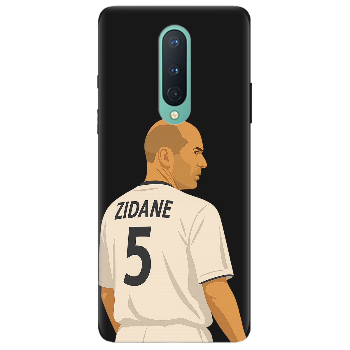 Чохол для OnePlus 8 чорний матовий soft touch Zidane - фото 1 - Чохли для телефонів