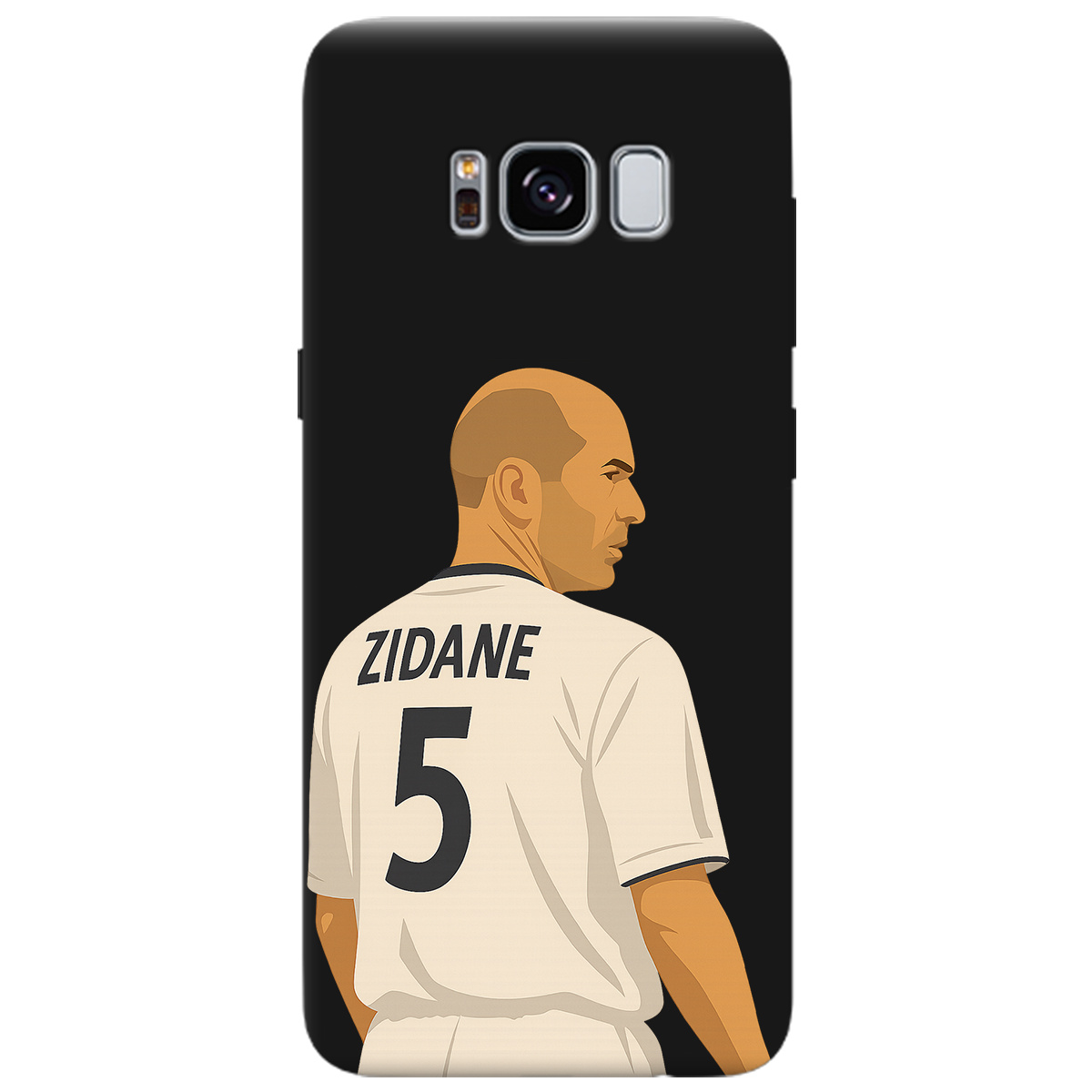 Чехол для Samsung Galaxy S8 черный матовый soft touch Zidane - фото 1 - Чехлы для телефонов