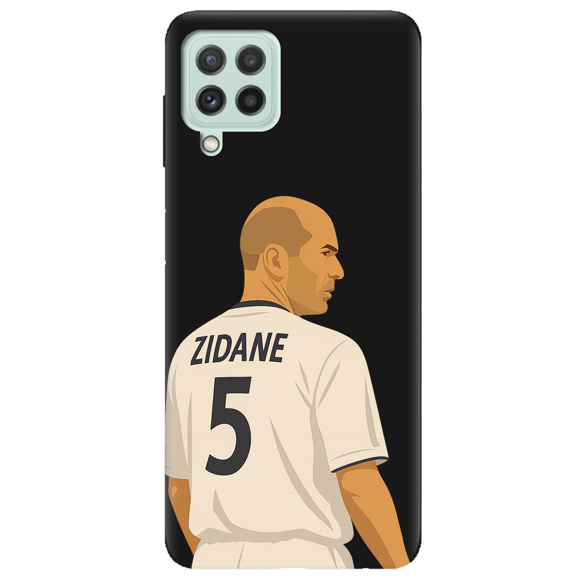 Чохол для Samsung Galaxy M22 чорний матовий soft touch Zidane - фото 1 - Чохли для телефонів