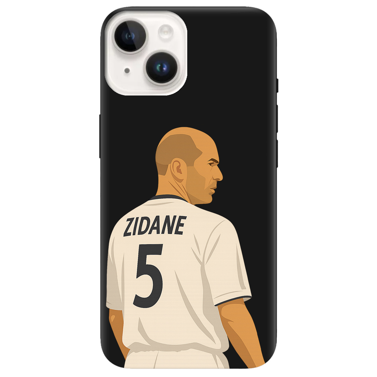 Чехол для Apple iPhone 14 черный матовый soft touch Zidane - фото 1 - Чехлы для телефонов