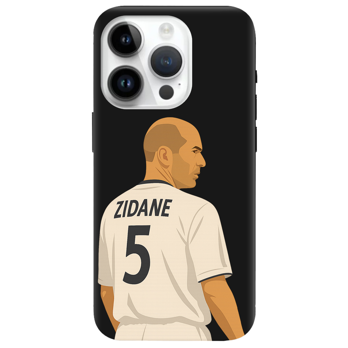 Чохол для Apple iPhone 14 Pro чорний матовий soft touch Zidane - фото 1 - Чохли для телефонів