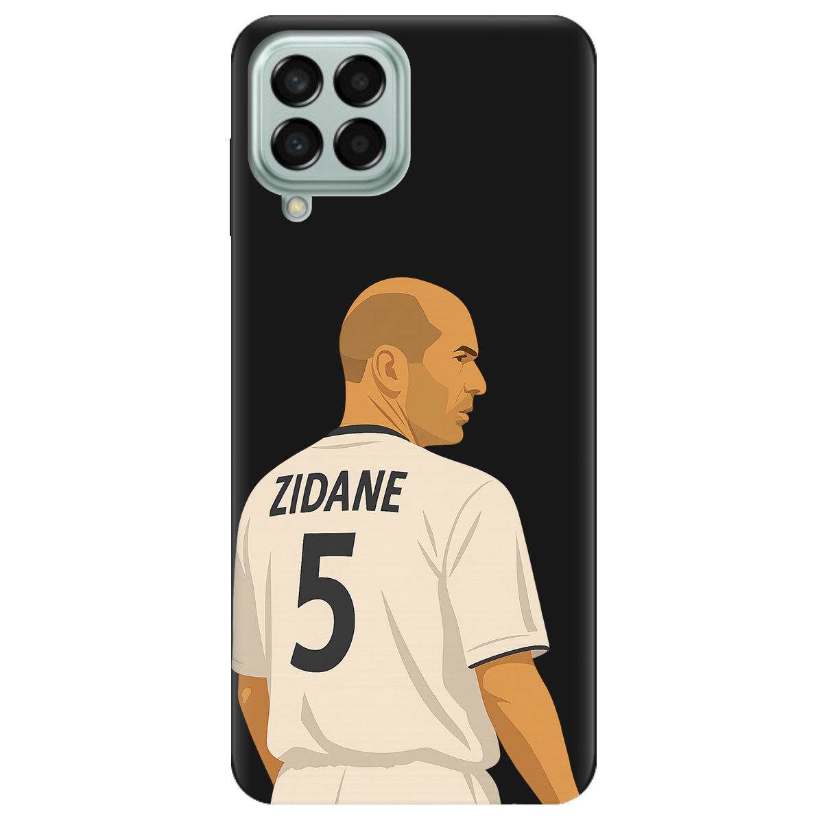 Чехол для Samsung Galaxy M53 черный матовый soft touch Zidane - фото 1 - Чехлы для телефонов