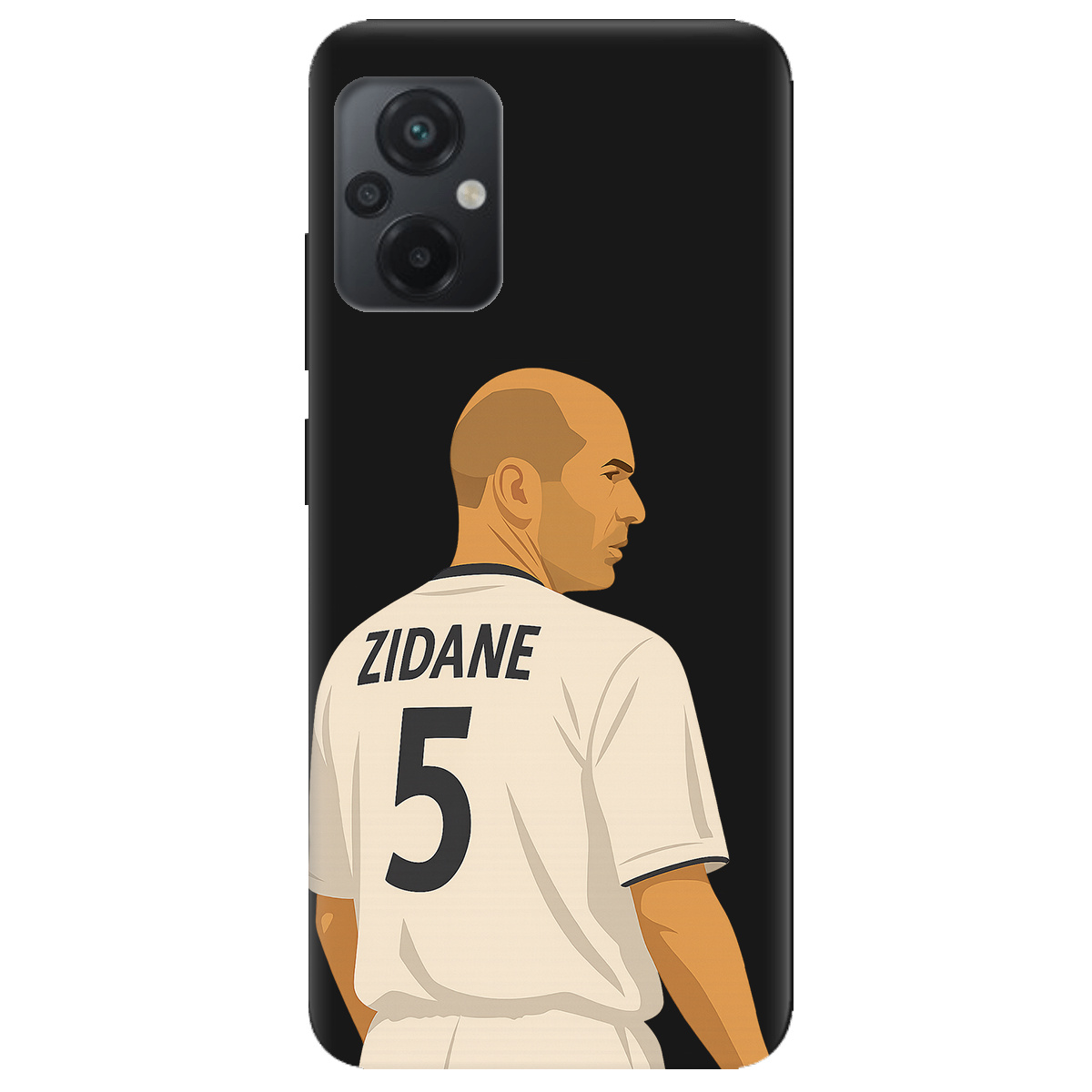 Чехол для Xiaomi Poco M5 черный матовый soft touch Zidane - фото 1 Чехол для Xiaomi Poco M5 черный матовый soft touch Zidane - фото 1 - Чехлы для телефонов