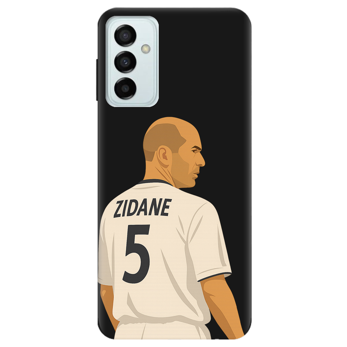 Чехол для Samsung Galaxy M23 5G черный матовый soft touch Zidane - фото 1 - Чехлы для телефонов