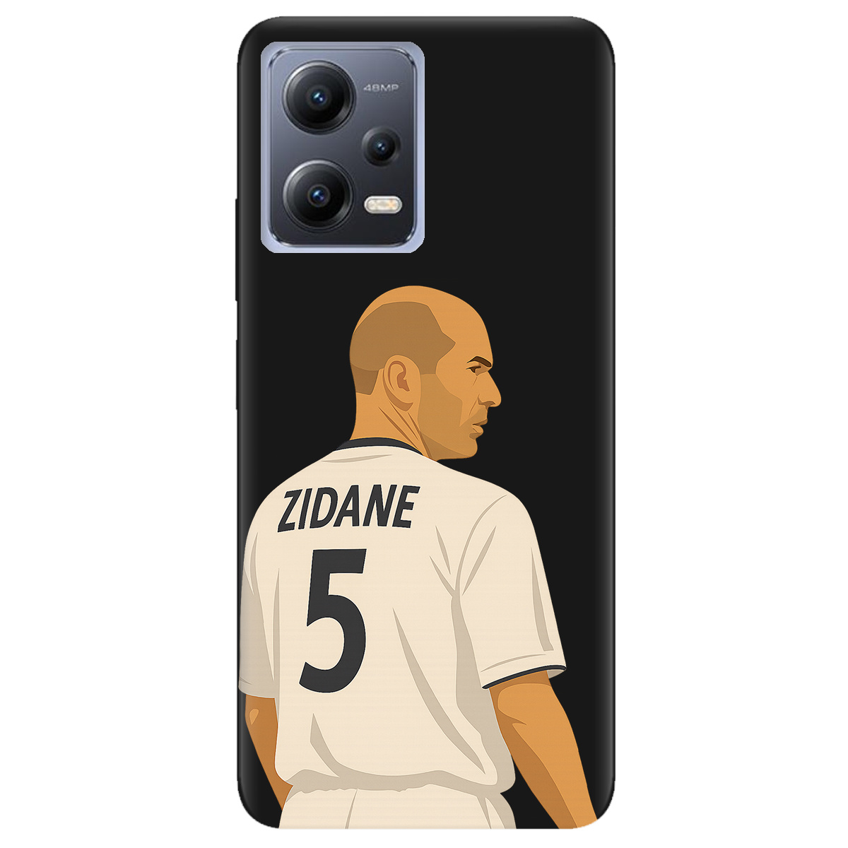 Чохол для Xiaomi Redmi Note 12 5G чорний матовий soft touch Zidane - фото 1 - Чохли для телефонів