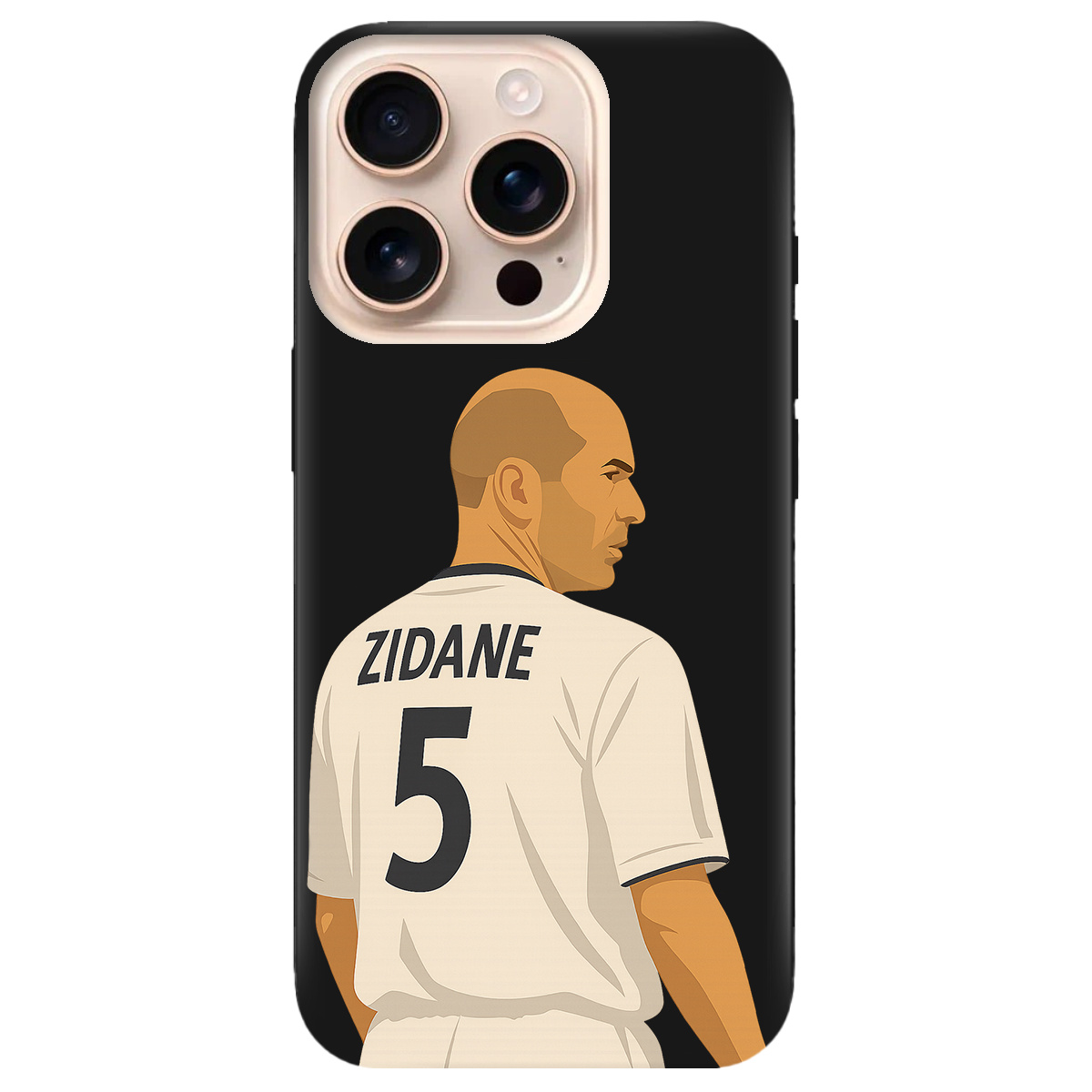 Чехол для Apple iPhone 16 Pro черный матовый soft touch Zidane - фото 1 - Чехлы для телефонов