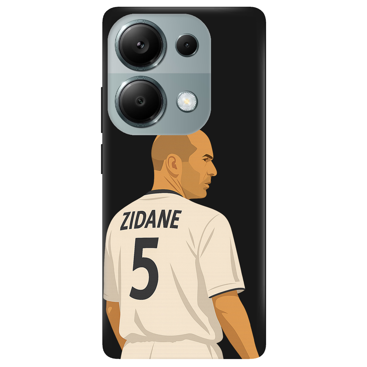 Чохол для Xiaomi Poco M6 Pro 4G чорний матовий soft touch Zidane - фото 1 - Чохли для телефонів