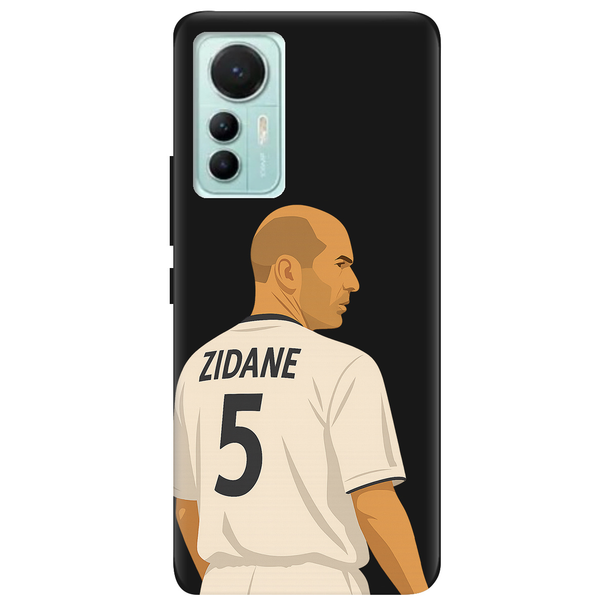 Чохол для Xiaomi 12 Lite чорний матовий soft touch Zidane - фото 1 - Чохли для телефонів
