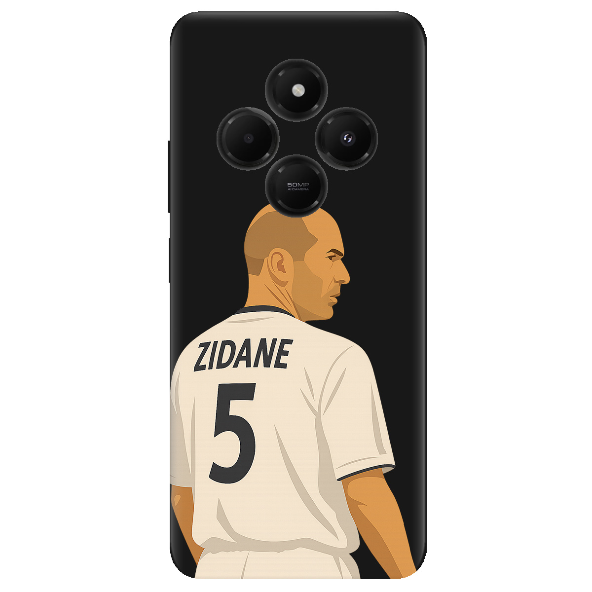 Чохол для Xiaomi Redmi 14C чорний матовий soft touch Zidane - фото 1 Чохол для Xiaomi Redmi 14C чорний матовий soft touch Zidane - фото 1 - Чохли для телефонів