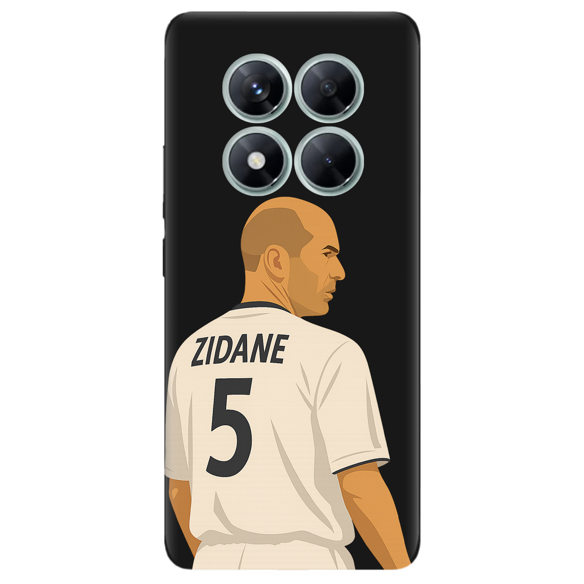 Чехол для Xiaomi Redmi Note 14 Pro 5G черный матовый soft touch Zidane - фото 1 - Чехлы для телефонов
