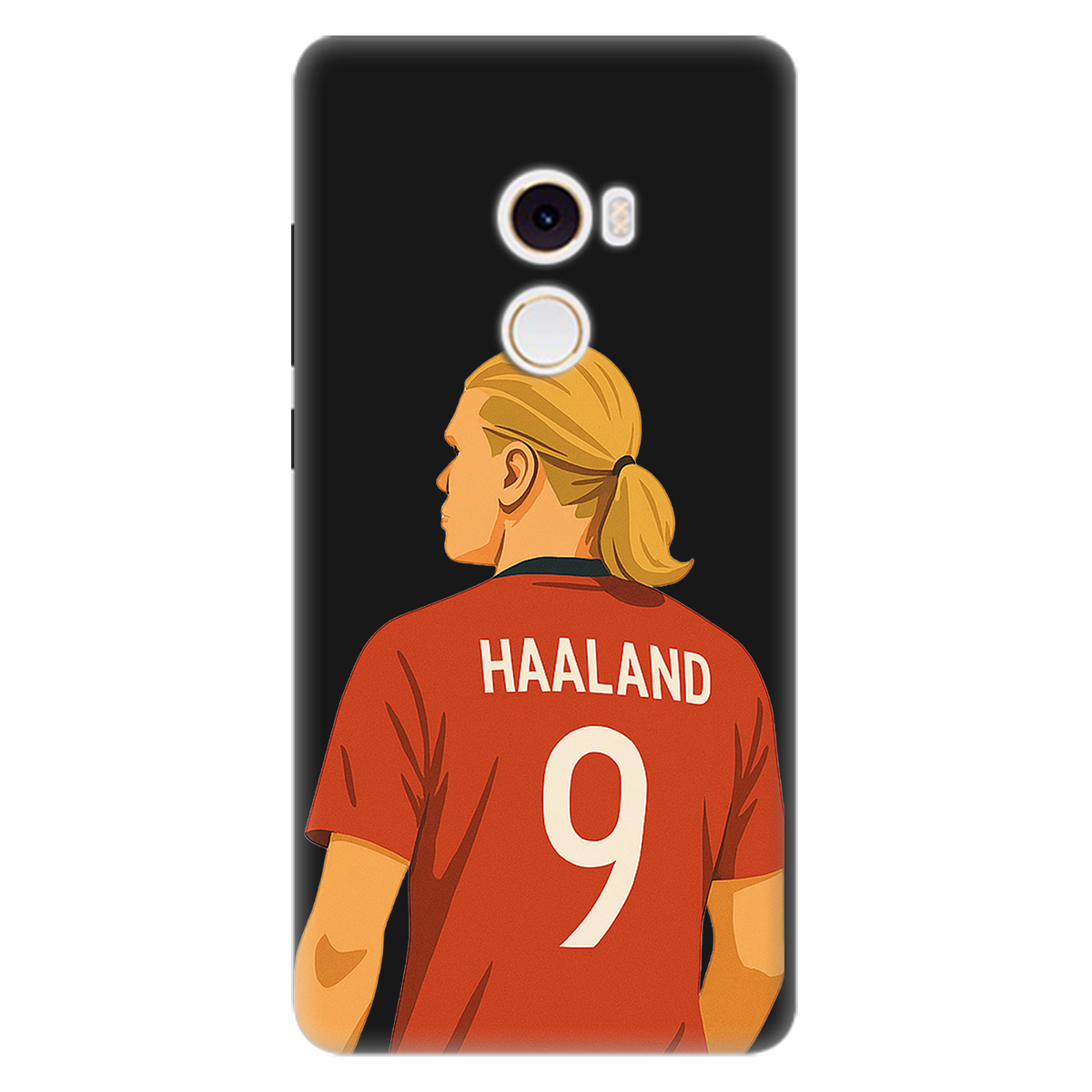 Чохол для Xiaomi Mi Mix 2 чорний матовий soft touch Haaland - фото 1 - Чохли для телефонів