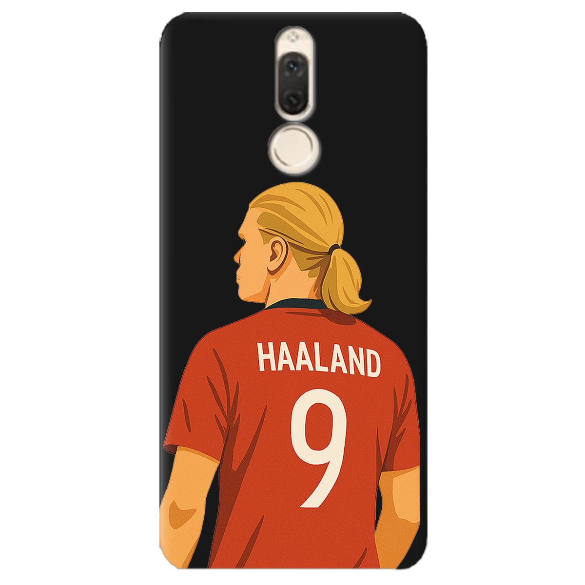 Чохол для Huawei Mate 10 Lite чорний матовий soft touch Haaland - фото 1 - Чохли для телефонів