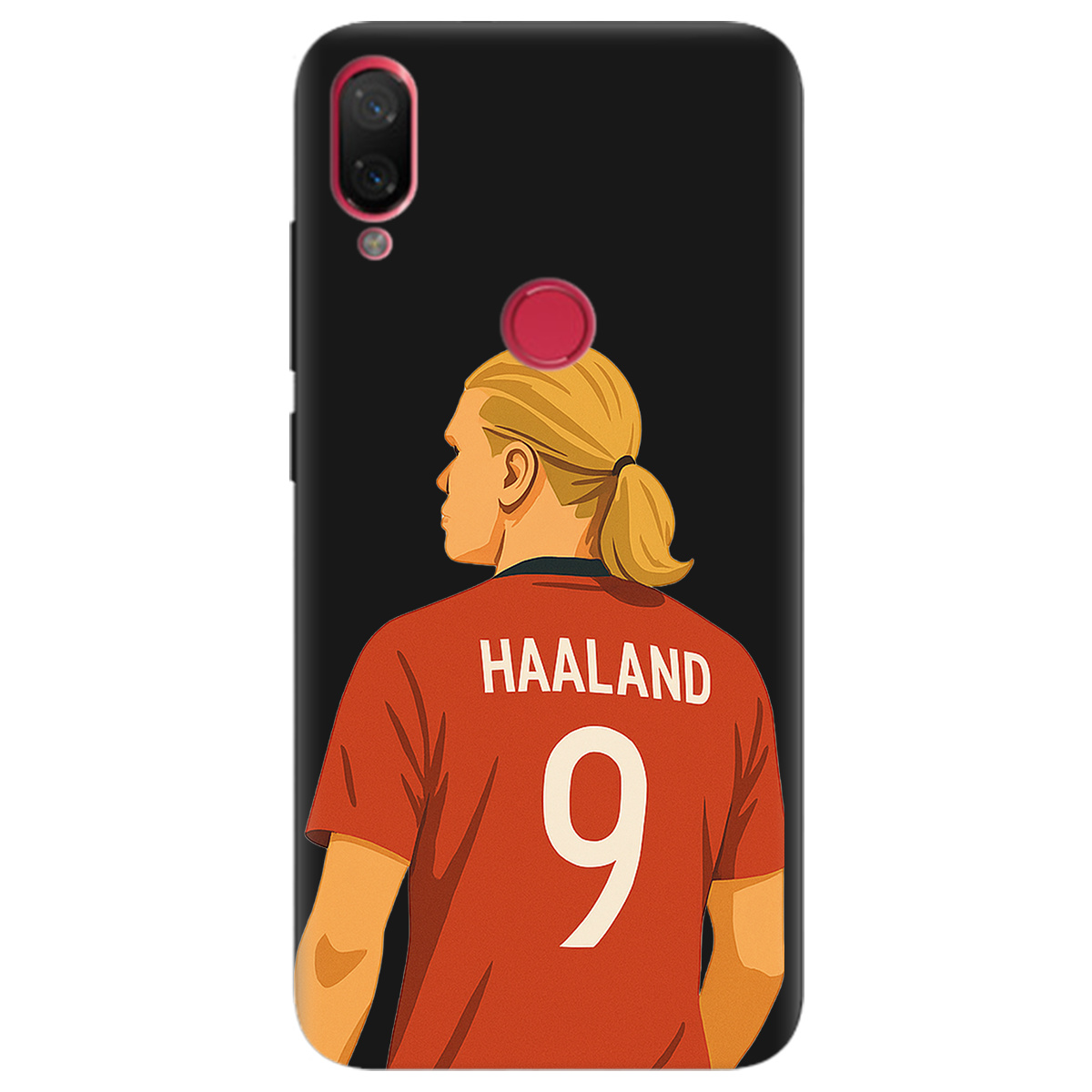 Чехол для Xiaomi Mi Play черный матовый soft touch Haaland - фото 1 Чехол для Xiaomi Mi Play черный матовый soft touch Haaland - фото 1 - Чехлы для телефонов