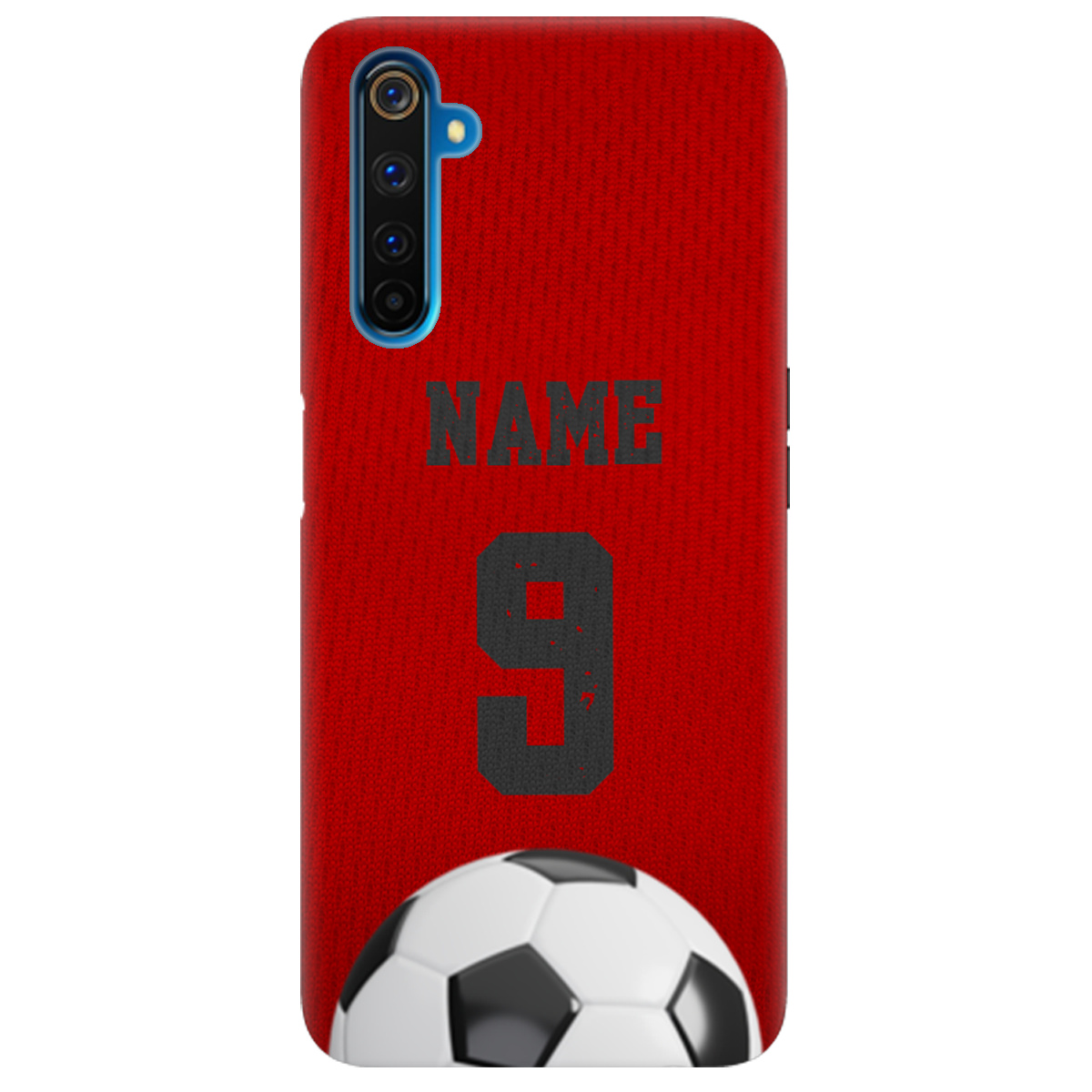 Чехол для Realme 6 Pro З вашим іменем та номером - фото 1 - Чехлы для телефонов