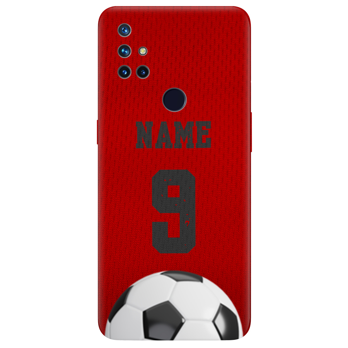 Чехол для OnePlus Nord N10 5G З вашим іменем та номером - фото 1 - Чехлы для телефонов