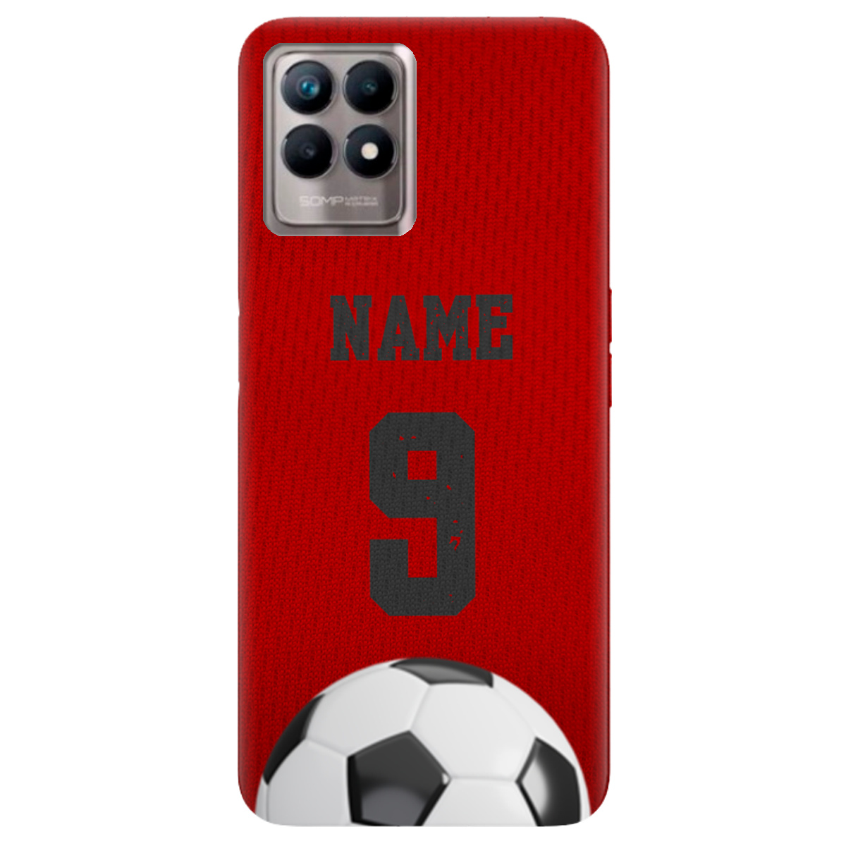 Чохол для Realme 8i З вашим іменем та номером - фото 1 - Чохли для телефонів