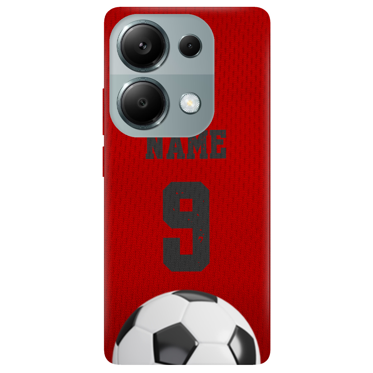 Чехол для Xiaomi Redmi Note 13 Pro 4G З вашим іменем та номером - фото 1 - Чехлы для телефонов